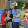 Brenda with kids & ferrets (1)