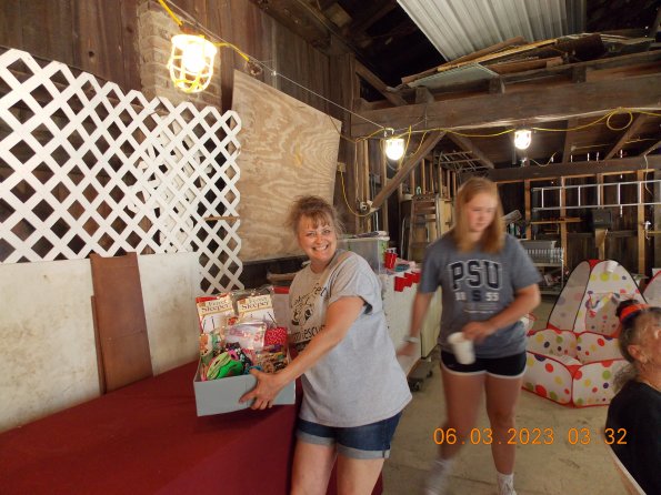 Tina raffle winner